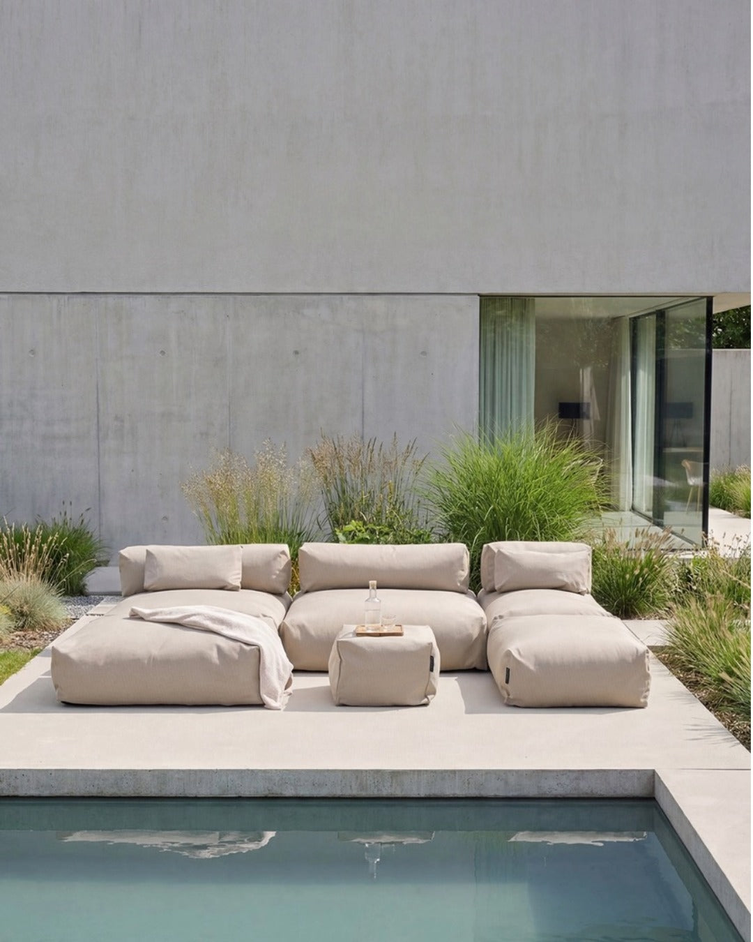 Salon de jardin POOLSOFA - Configuration D