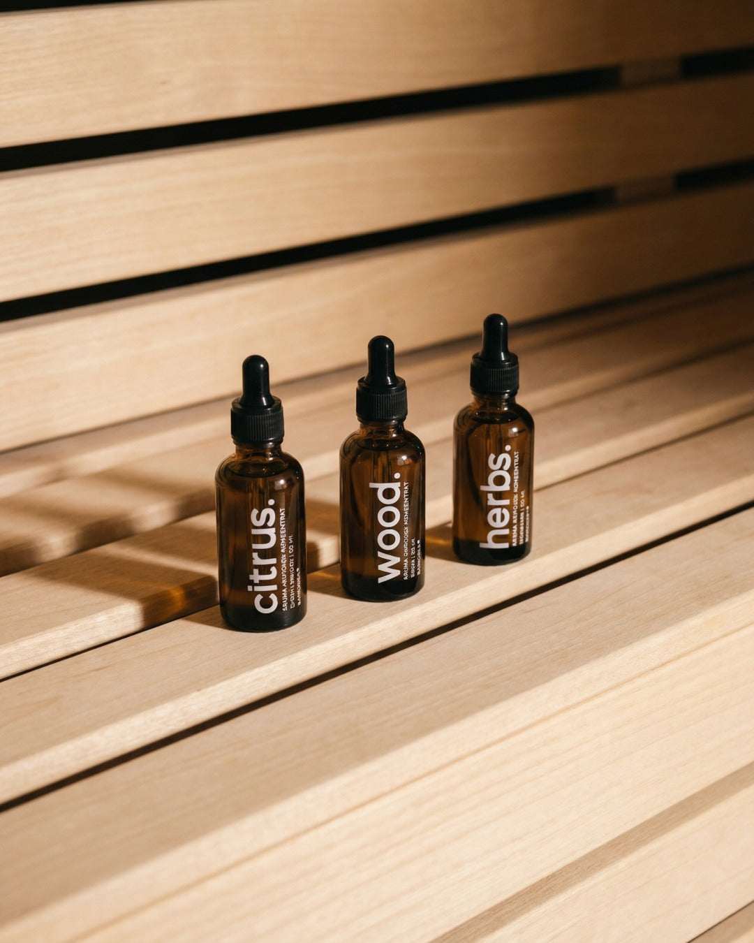 Huiles essentielles pour sauna