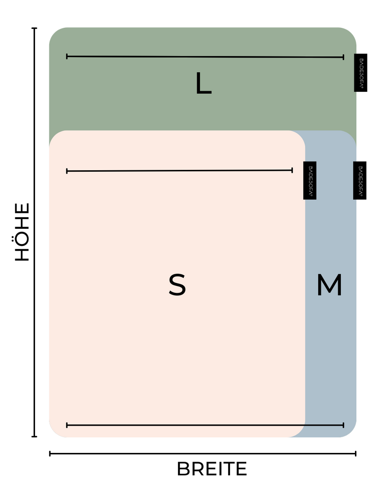 BADESOFA Rückenkissen