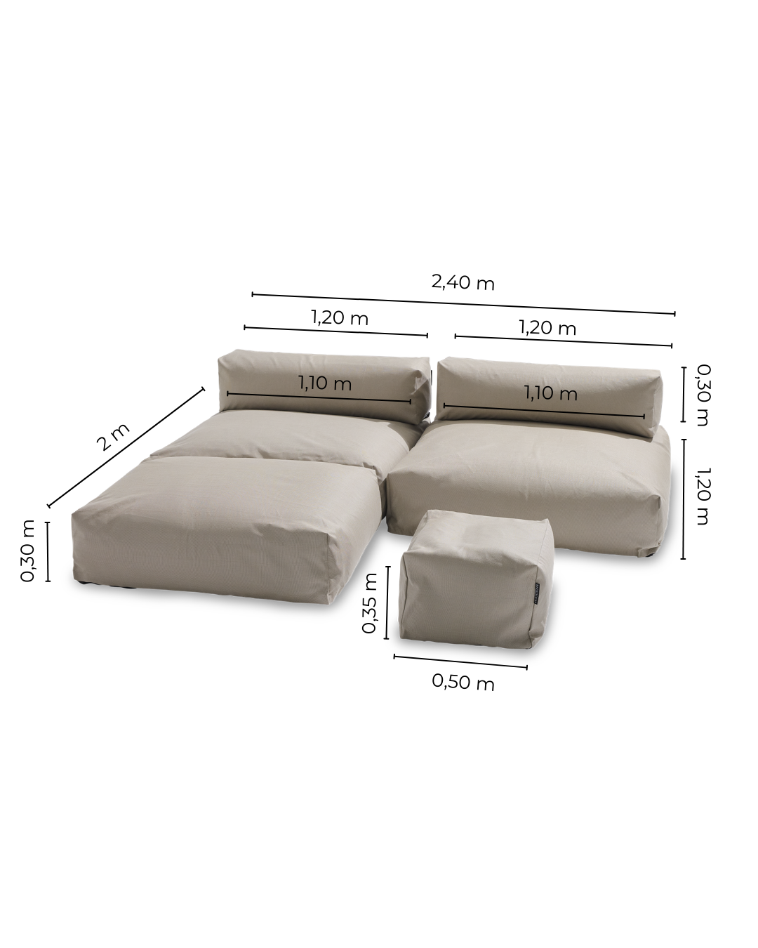 POOLSOFA Set A