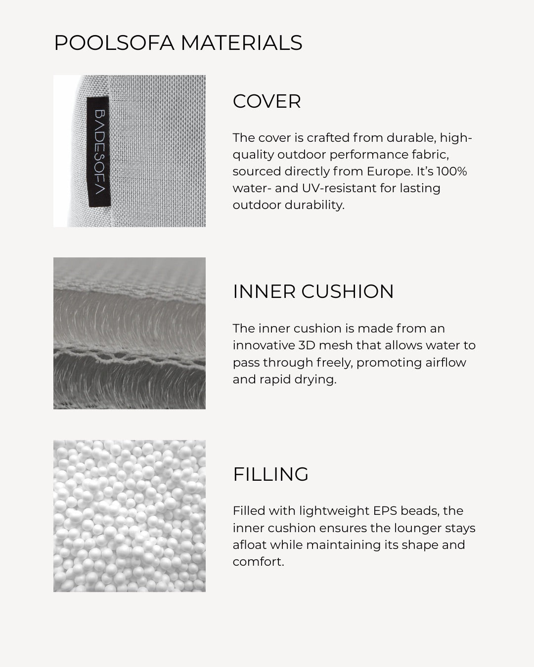 Salon de jardin POOLSOFA - Configuration A