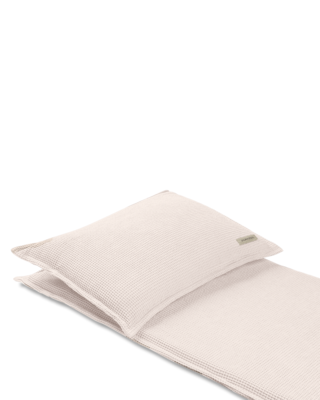 Detailaufnahme Saunasofa Set in Perlmutt 